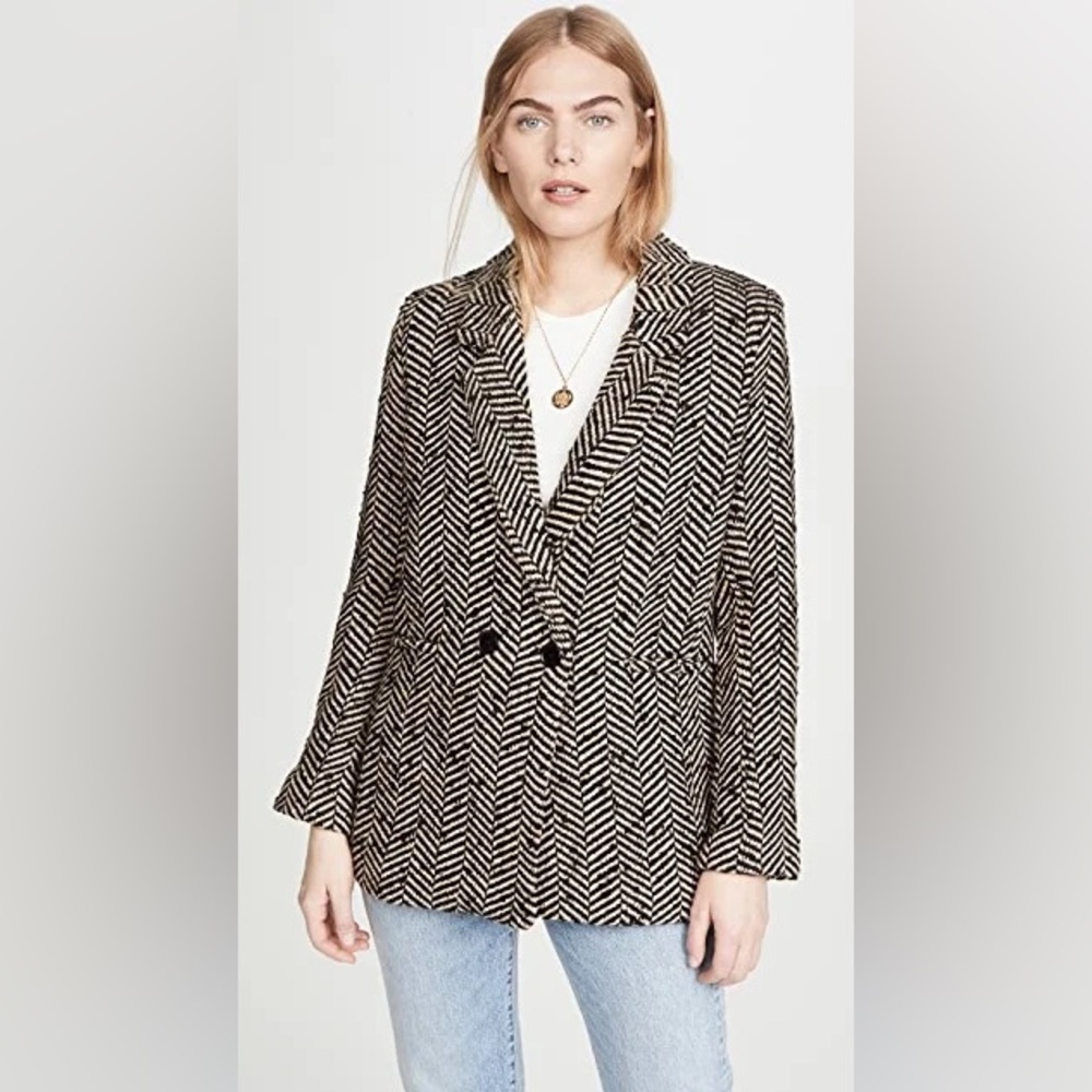 Anine Bing fishbone blazer size medium women’s